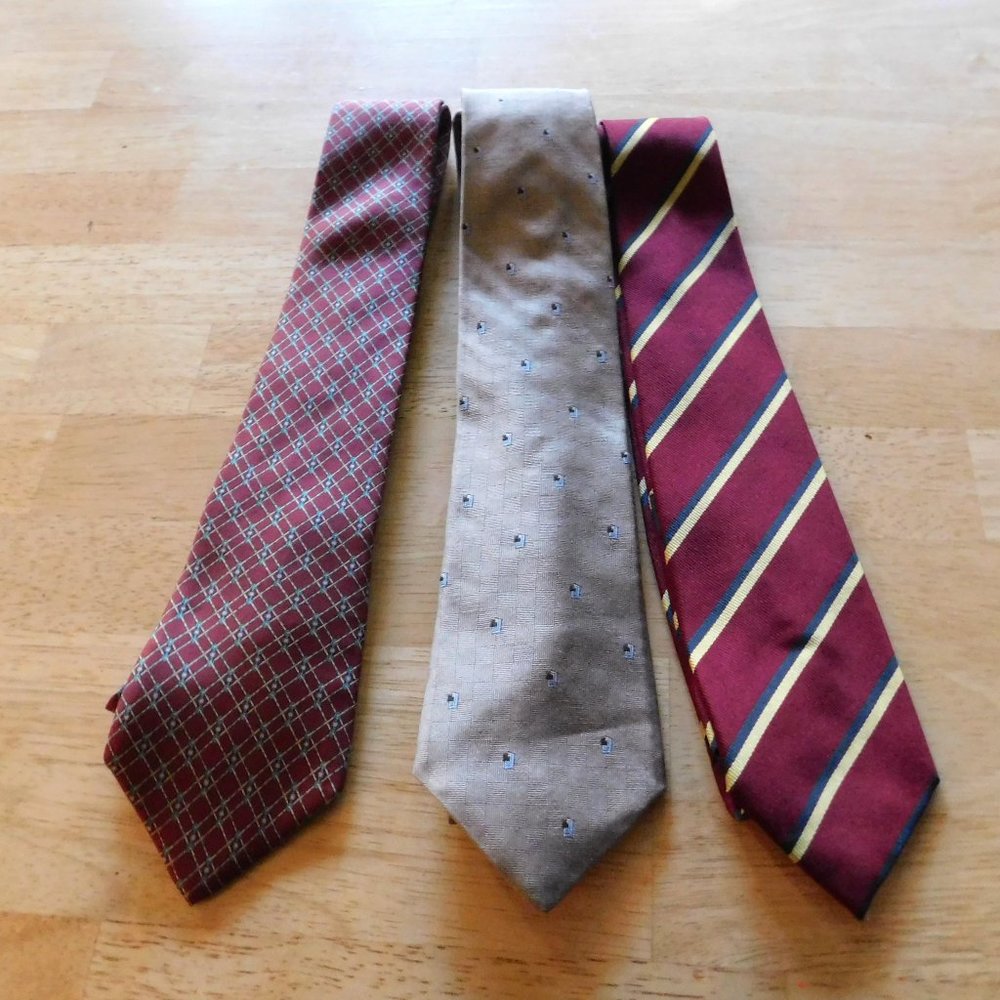 Set of 3 Classic Silk Ties